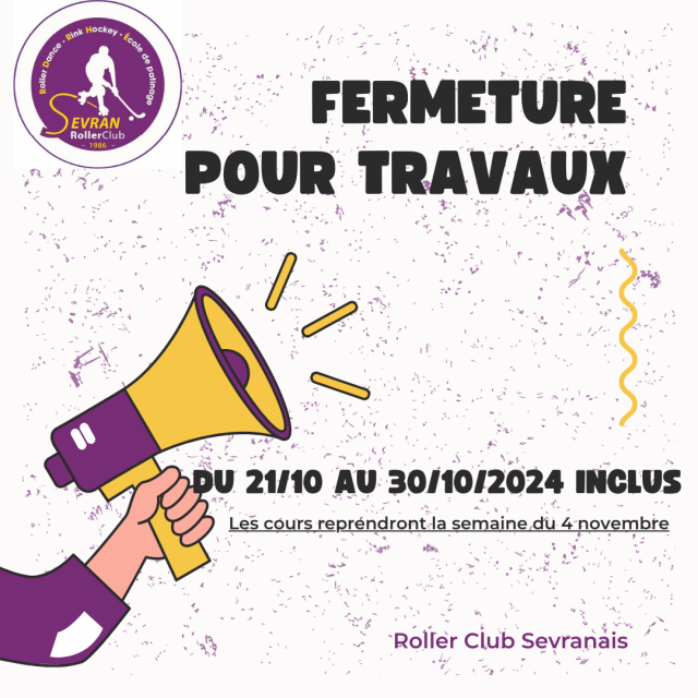 Fermeture pour Travaux